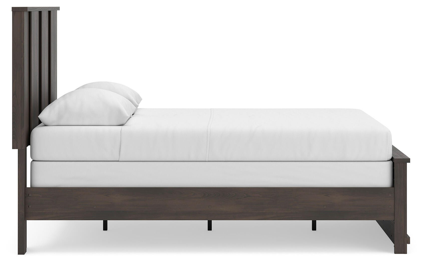 Shaehartin Dark Brown Queen Panel Bed view 8