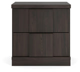 Shaehartin Dark Brown Nightstand view 6
