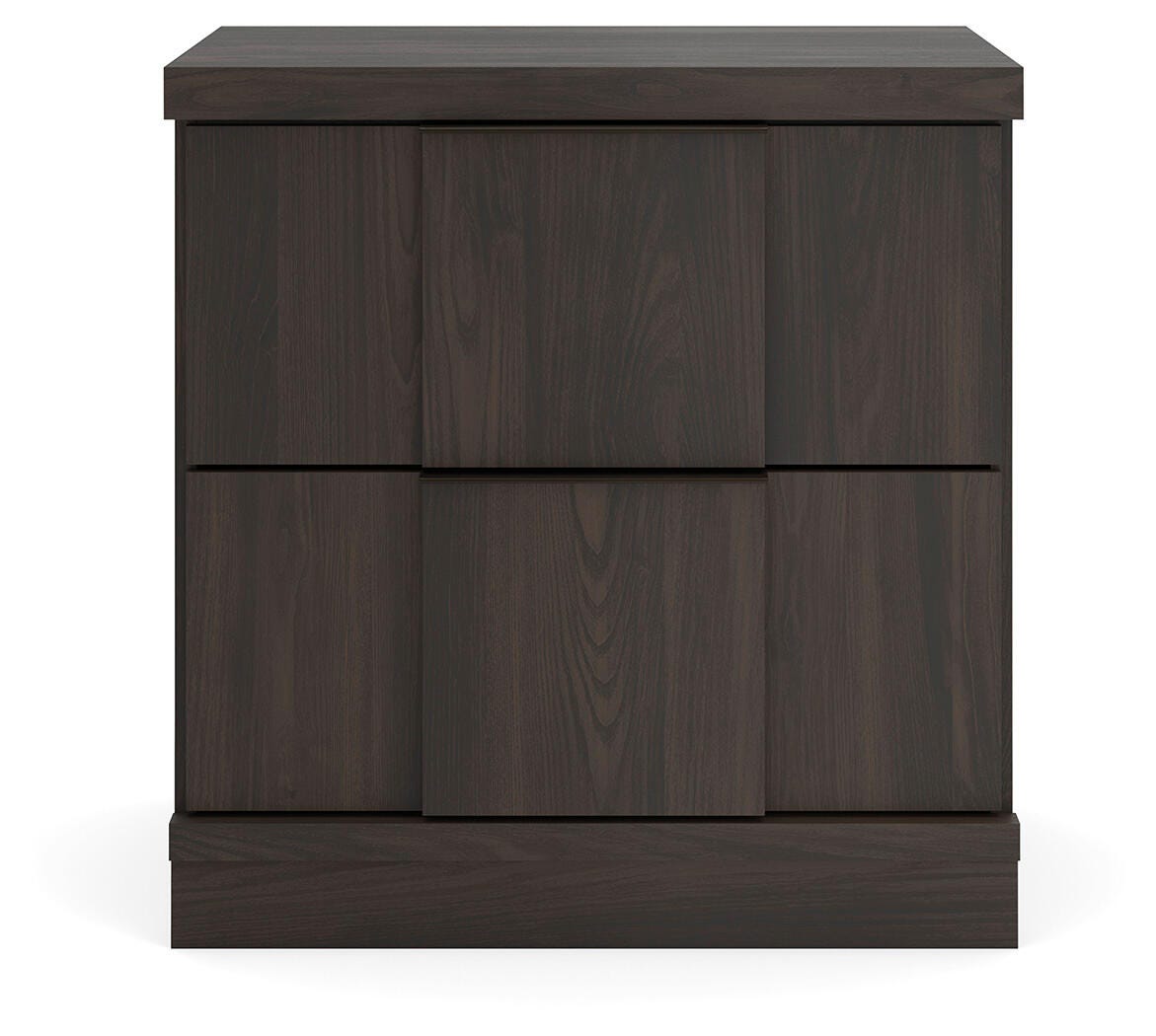 Shaehartin Dark Brown Nightstand view 6