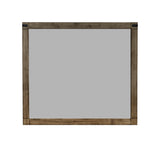 Matteo Dresser Melamine, Contemporary Rustic Woodgrain, Kenlin 6 Drawers Glides - Ella Furniture