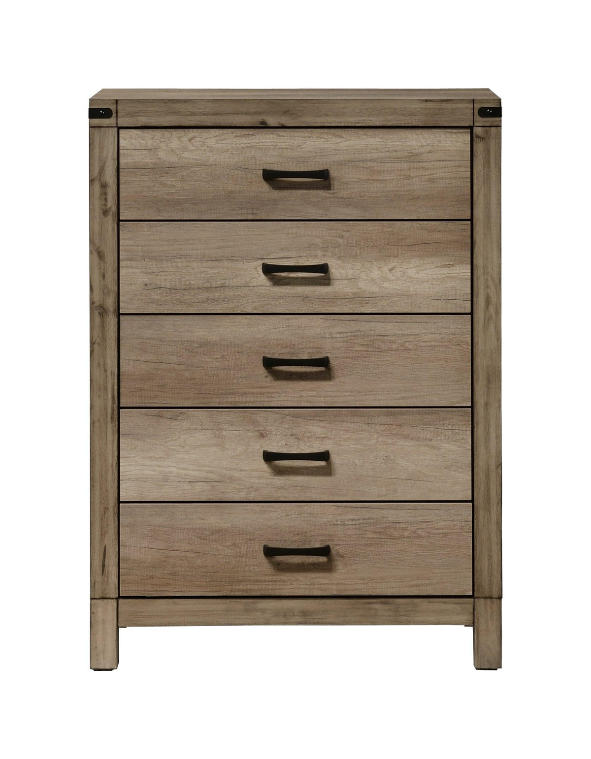 Matteo dresser drawer interior showing storage capacity