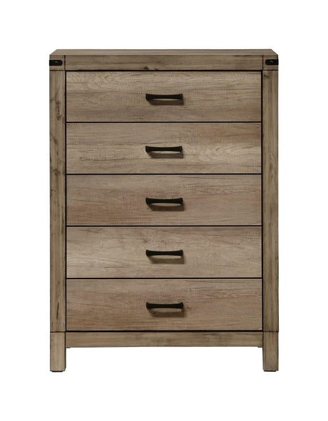 Bedroom presentation of Matteo Bed with Dresser and Nightstand