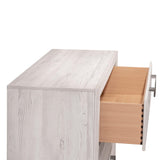 Veda Beige Modern Contemporary Solid Wood And Veneers Upholstered Panel King Bed - Ella Furniture