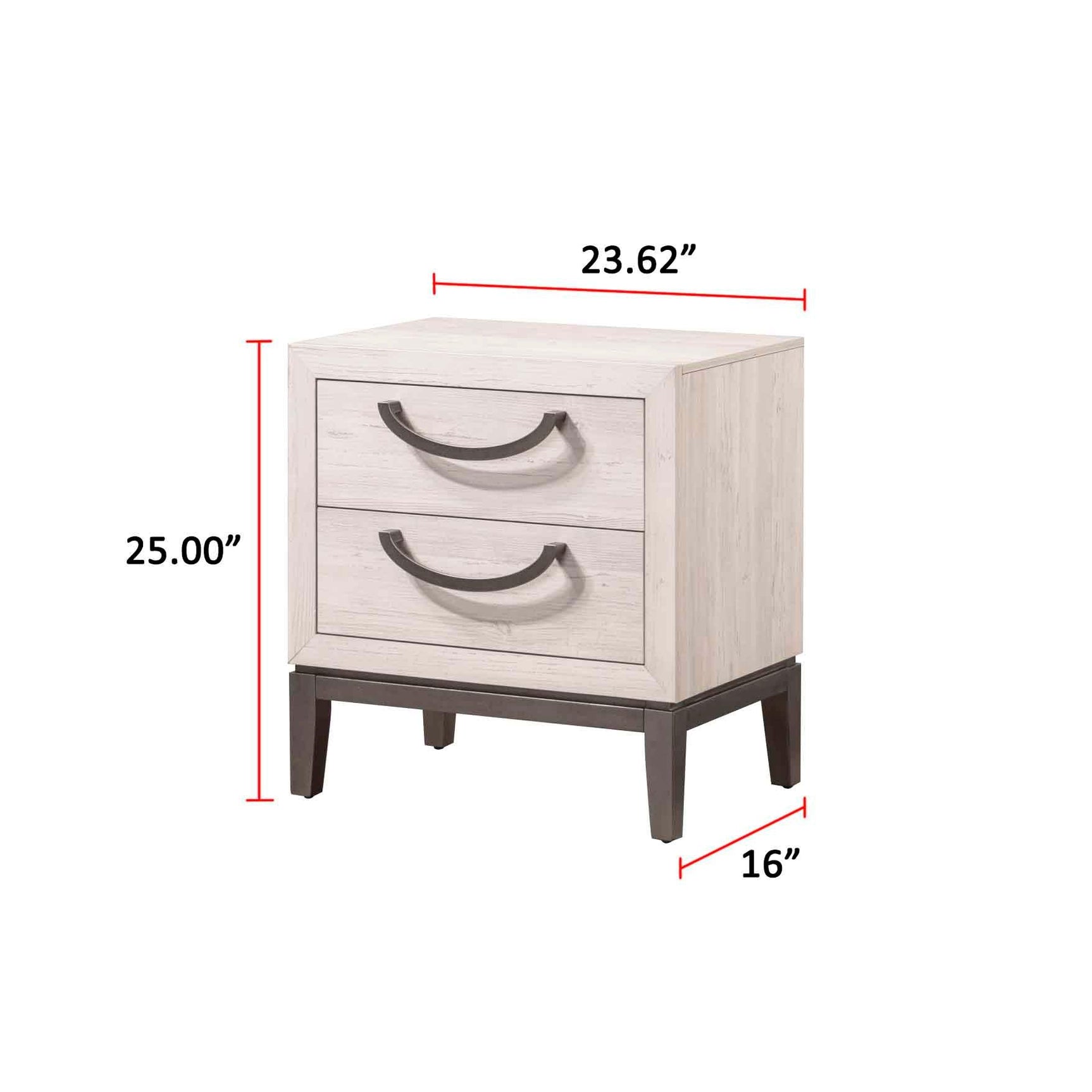 Veda Beige Modern Contemporary Solid Wood And Veneers Upholstered Panel King Bed - Ella Furniture