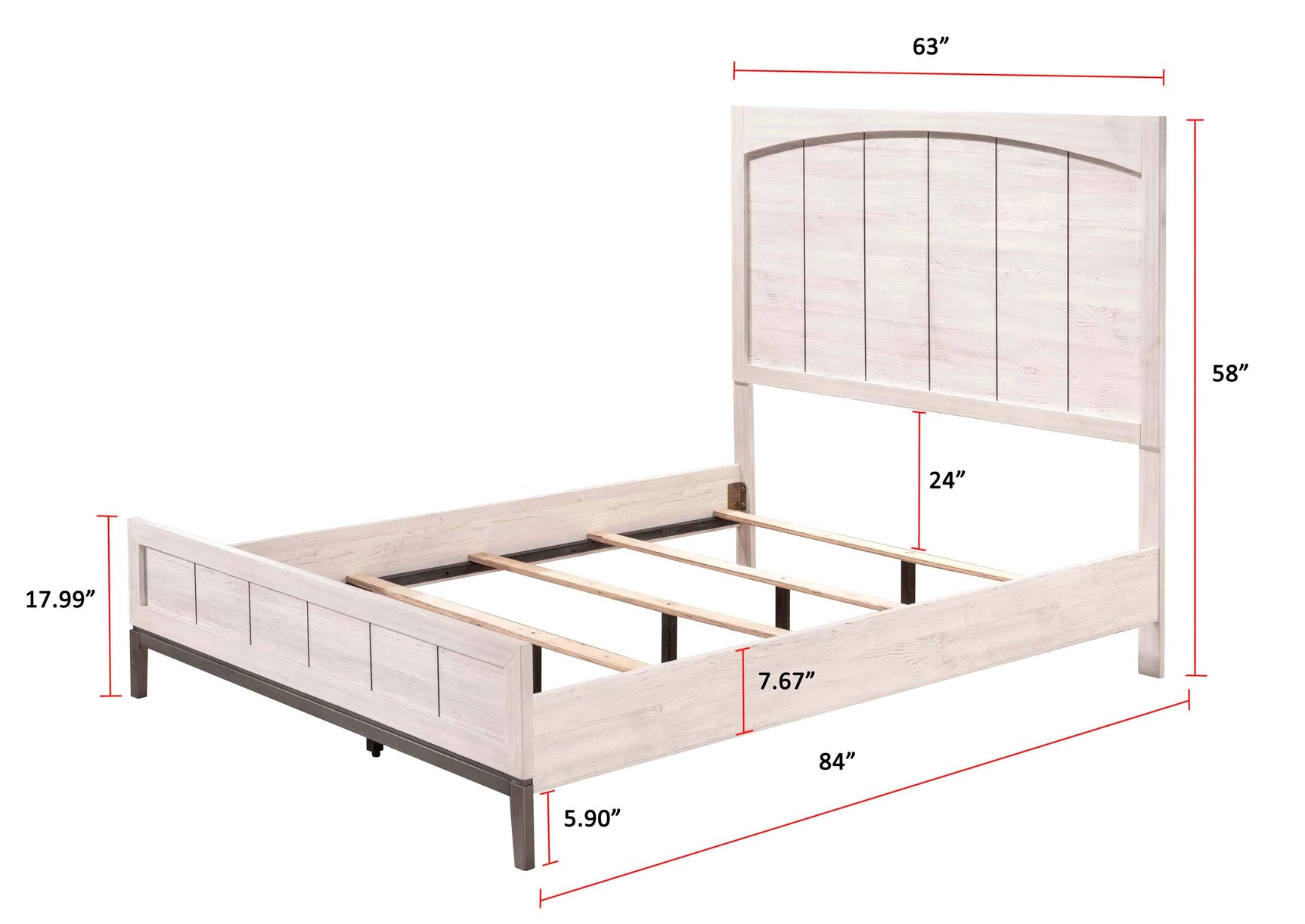 Veda Beige Modern Contemporary Solid Wood And Veneers Upholstered Panel King Bed - Ella Furniture