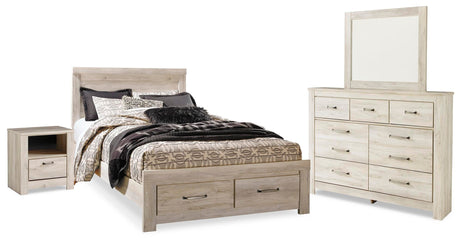 Bellaby Whitewash Platform Bedroom Set from Decor Furniture
