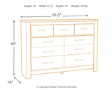 Bellaby Dresser dimension diagram