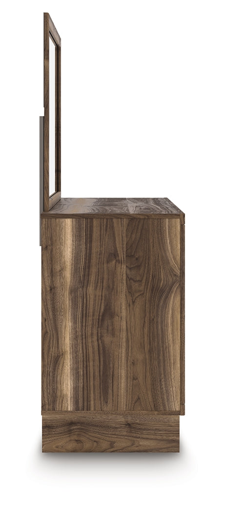 Side angle showing drawer extension