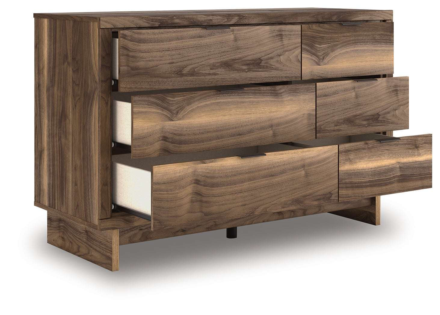 Chirason Brown 6-Drawer Dresser front view