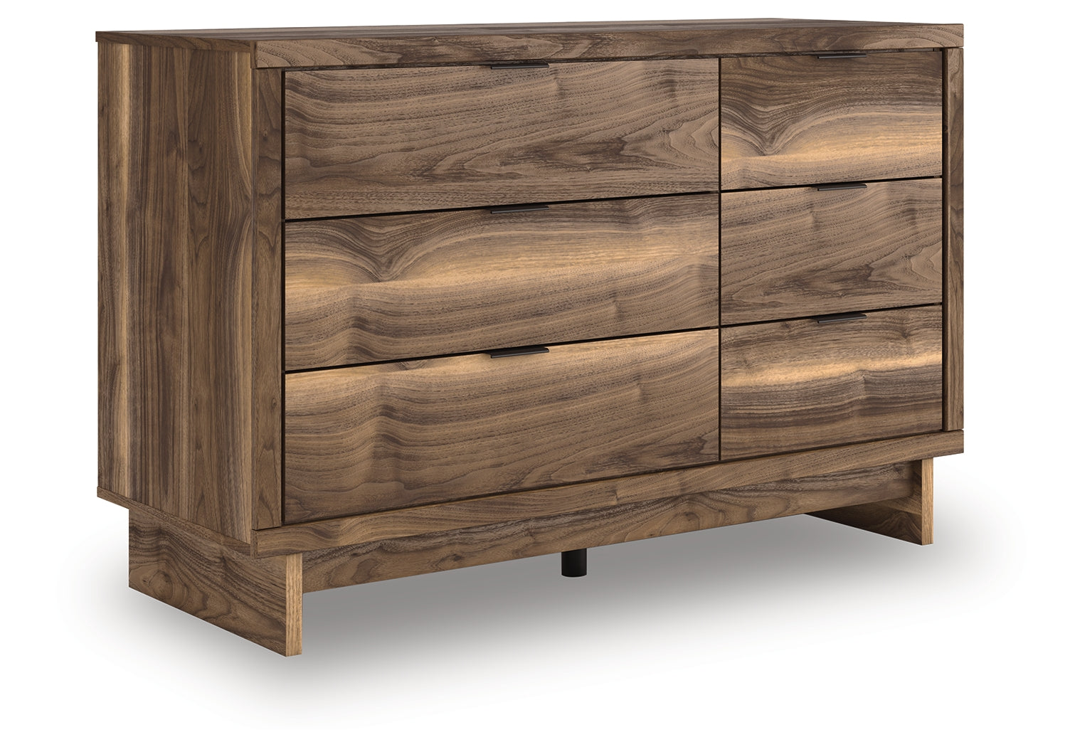 Chirason Brown 6-Drawer Dresser front view