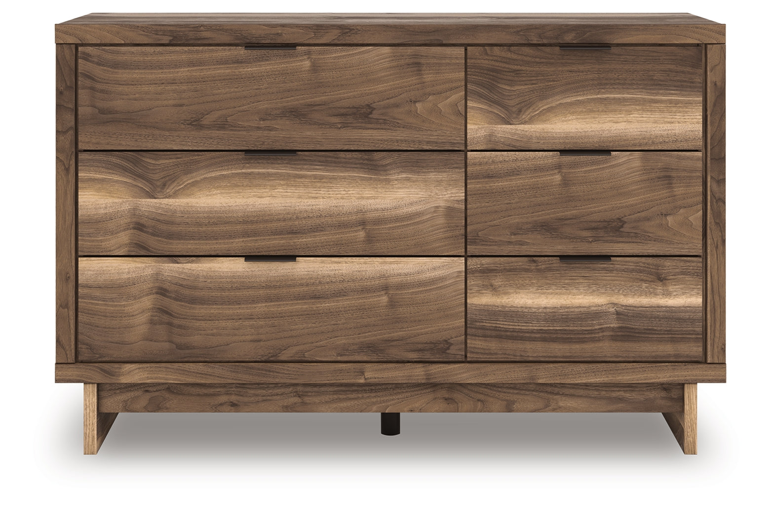 Chirason Brown 6-Drawer Dresser front view