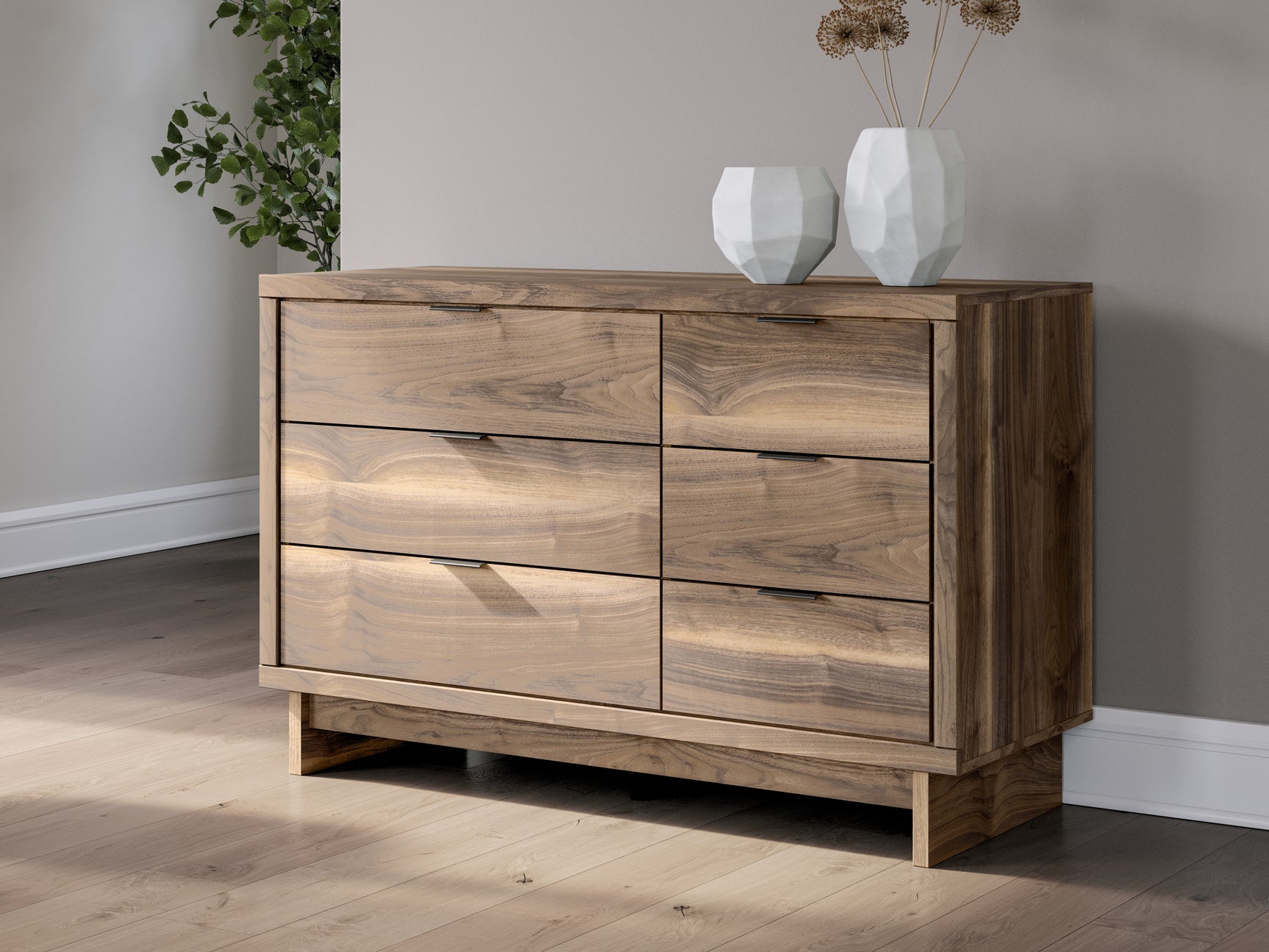 Chirason Brown Dresser assembly details