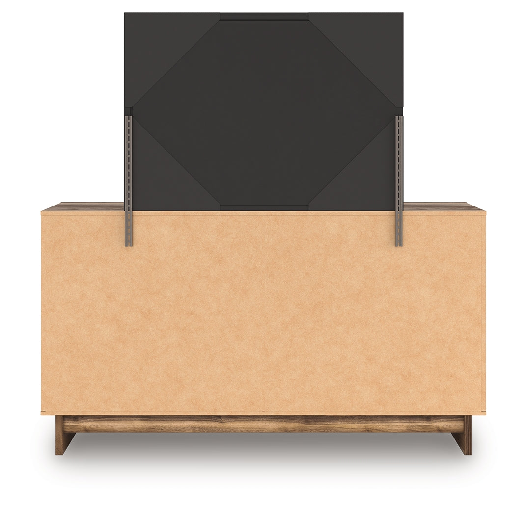 Back view of Chirason Dresser