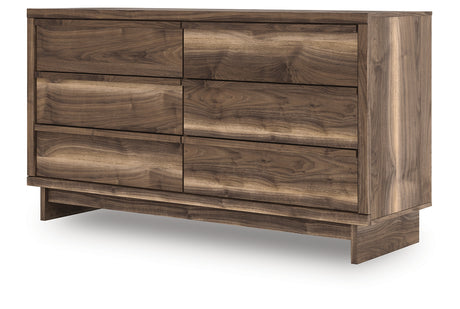 Chirason Brown Dresser drawer close-up
