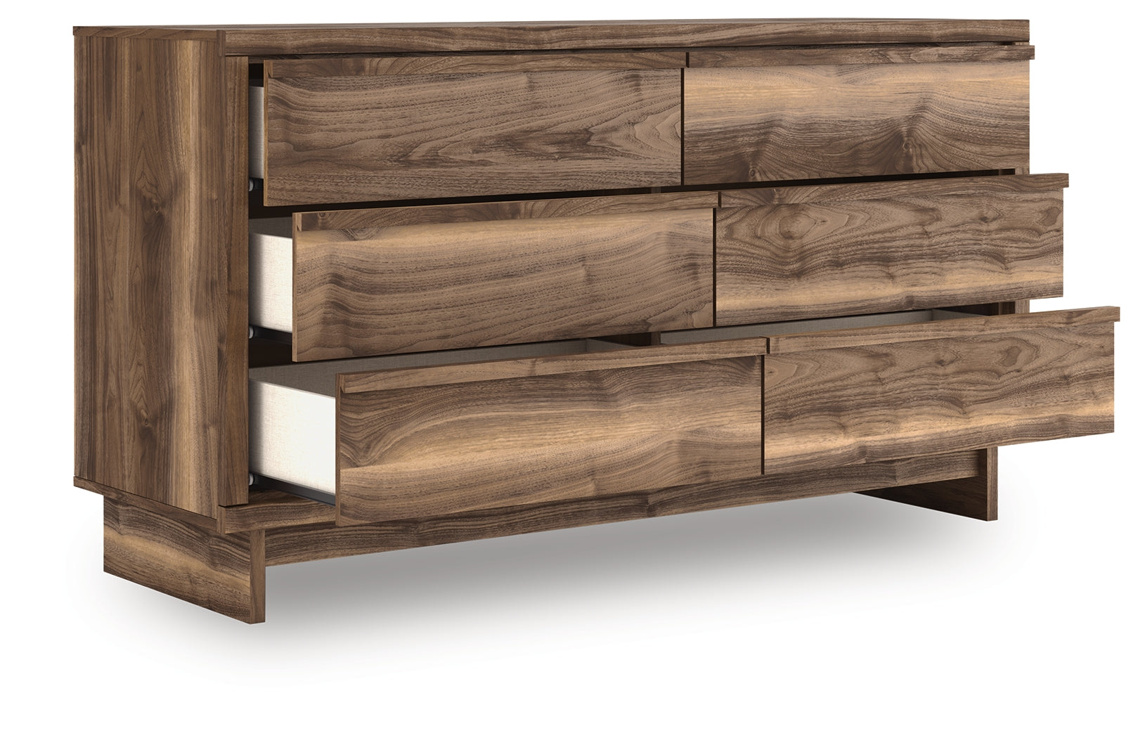 Side view of Chirason Brown Dresser