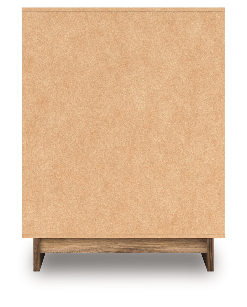 Back panel view of Chirason Chest of Drawers