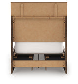 Back view of Chirason Twin Panel Bed