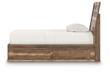 Side view highlighting bed profile