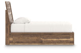 Side alternative angle of Chirason Twin Panel Bed