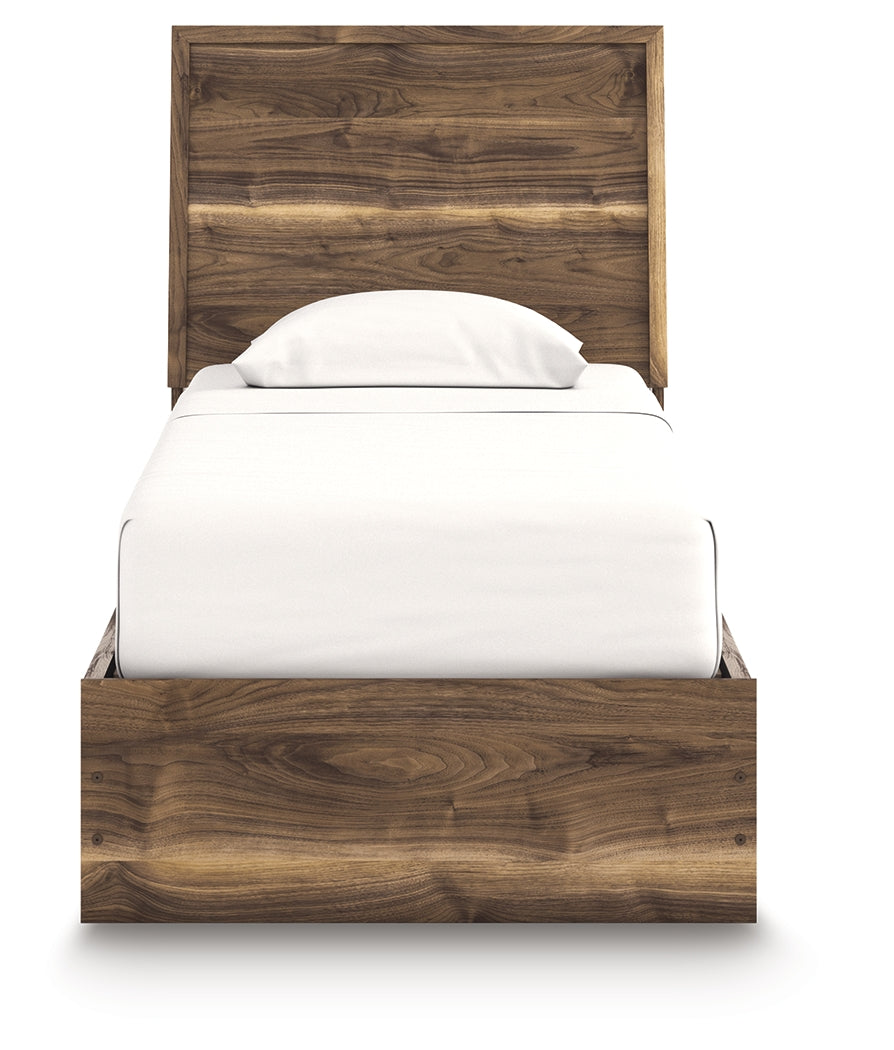 Chirason Twin Panel Bed headboard close-up