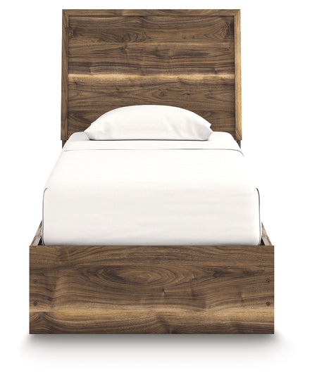 Chirason Twin Panel Bed headboard close-up
