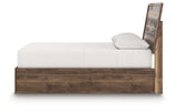 Chirason Queen Panel Bed right side alternate angle