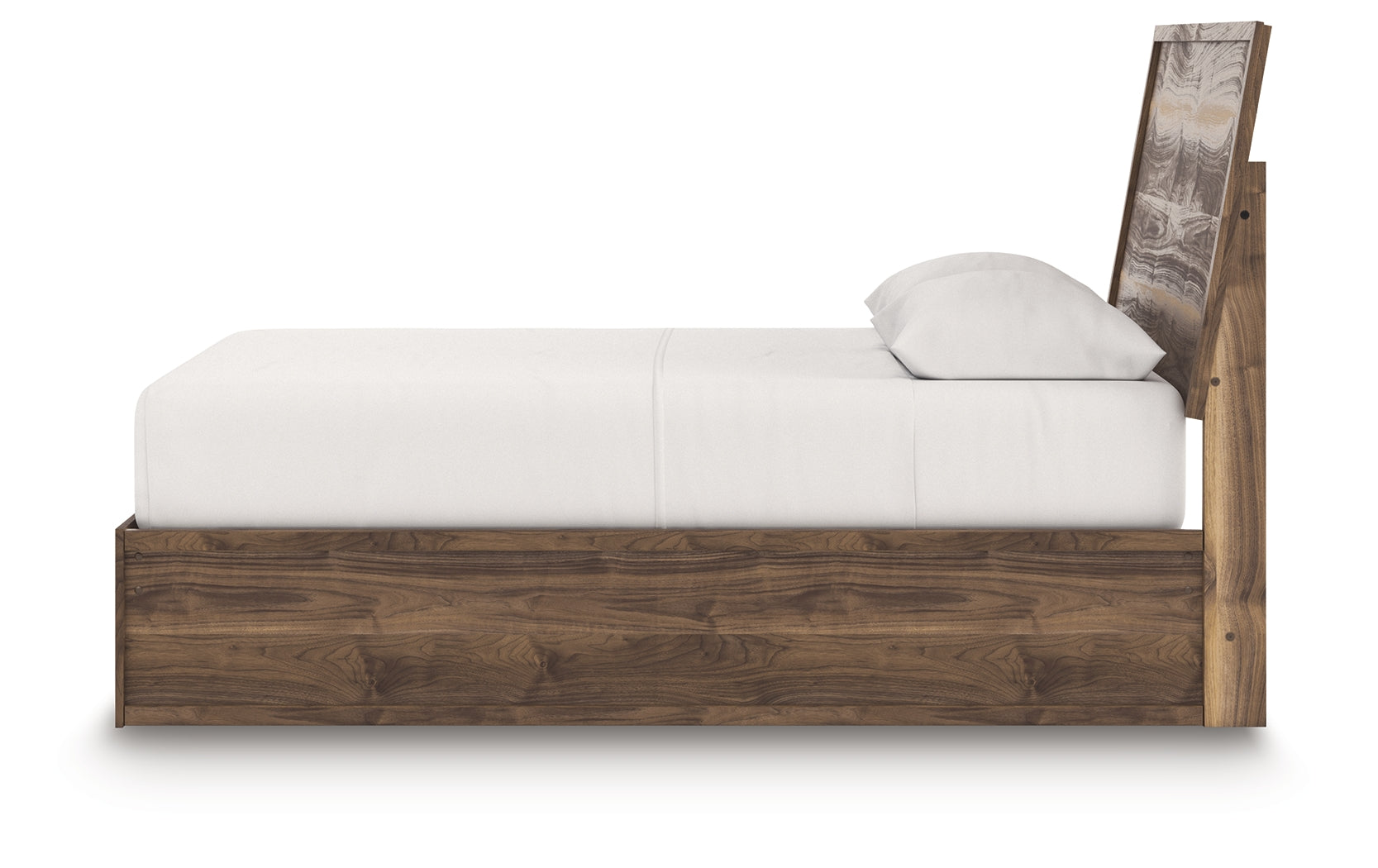 Chirason Queen Panel Bed right side alternate angle