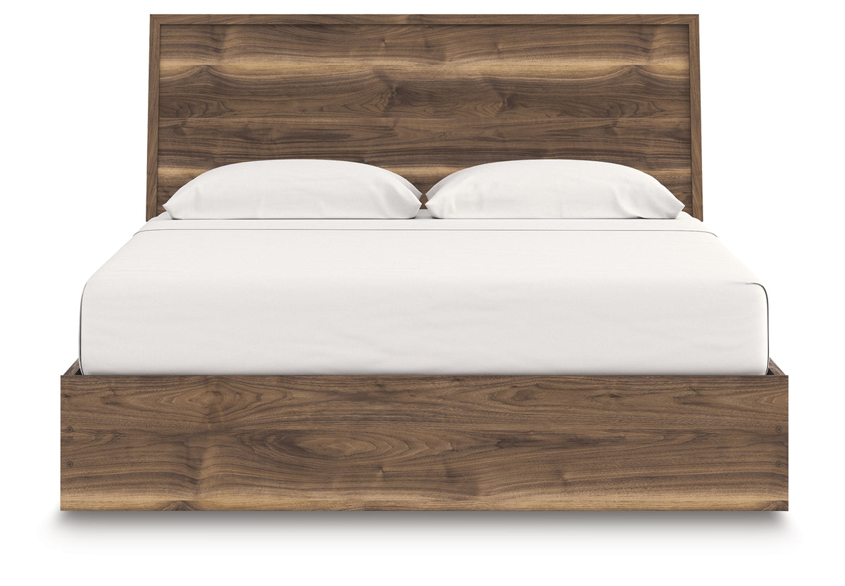 Chirason Bed footboard with storage drawers open