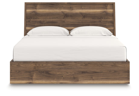 Chirason Bed footboard with storage drawers open