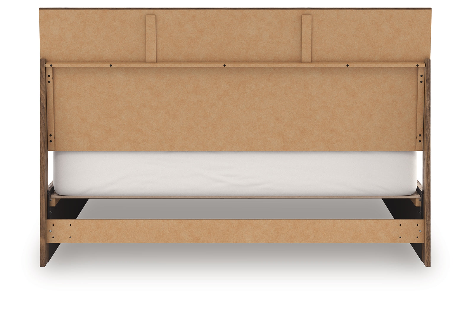 Chirason Brown King Size Panel Bed side alternate view