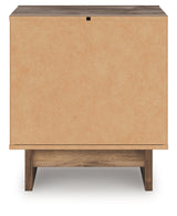 Back view of Chirason nightstand