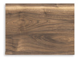 Top sectional view of Chirason nightstand showing surface