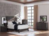 Fraluna Charcoal dresser with dimensions and layout drawing