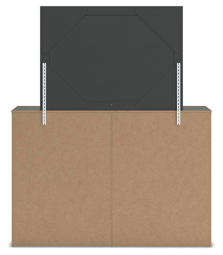 Fraluna Charcoal Panel Bedroom Set view 15