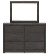 Fraluna Charcoal Panel Storage Bedroom Set view 13