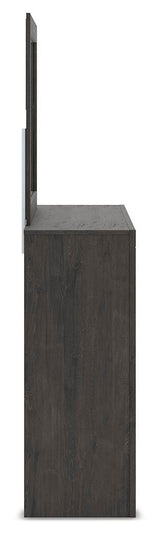 Fraluna Charcoal Panel Bedroom Set view 14
