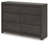 Fraluna Charcoal dresser alternate angled view