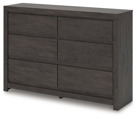 Fraluna Charcoal dresser alternate angled view