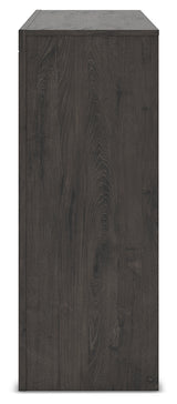 Fraluna Charcoal dresser side alternate angle
