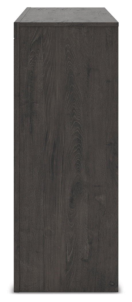 Fraluna Charcoal dresser side alternate angle