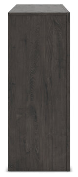 Fraluna Charcoal dresser side view