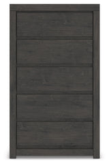 Fraluna Chest of Drawers hardware-less recessed drawer pulls detail