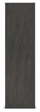 Fraluna Charcoal Chest of Drawers front angle