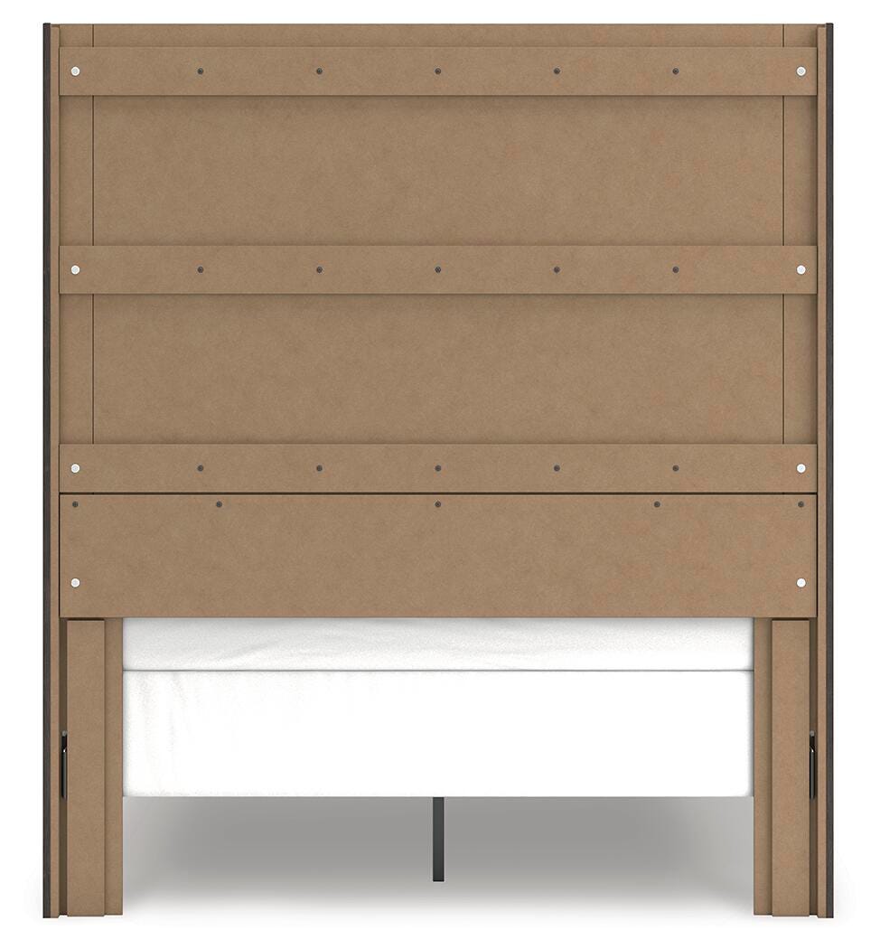 Fraluna Charcoal Panel Bedroom Set view 6