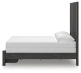 Fraluna Charcoal Panel Storage Bedroom Set view 7