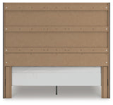 Fraluna Charcoal King Panel Bed back view