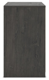Fraluna Charcoal Nightstand top view