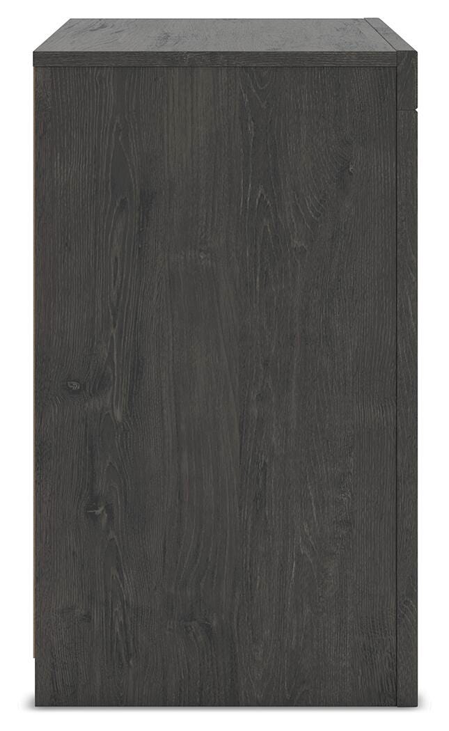 Fraluna Charcoal Panel Storage Bedroom Set view 23
