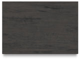 Fraluna Charcoal Nightstand with USB charging ports