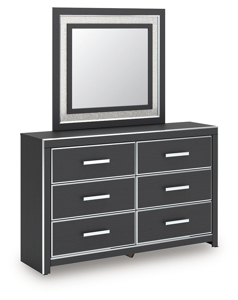 Zuraleus dresser side angle showing drawer details